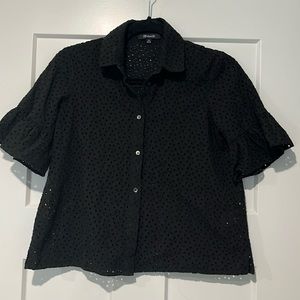 Madewell eyelet blouse (XS)